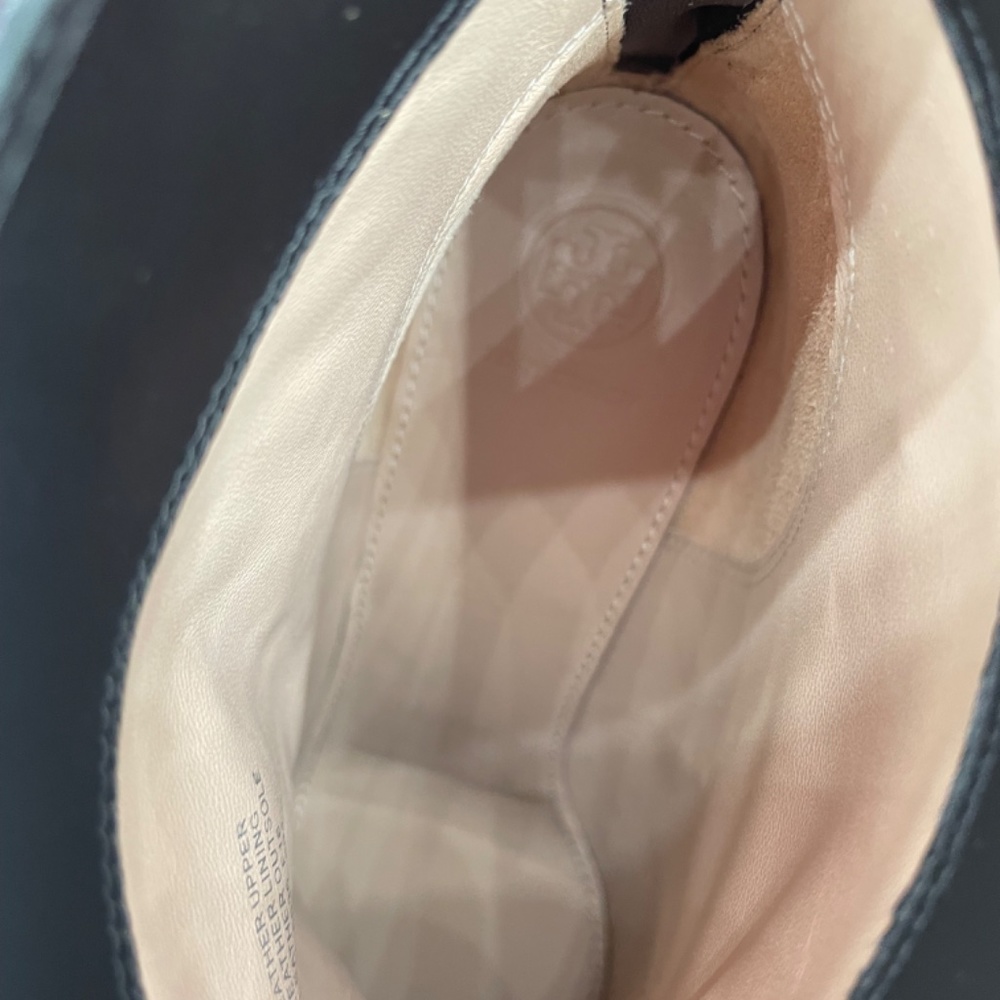 Tory Burch Blossom Black Booties - Picture 7 of 8